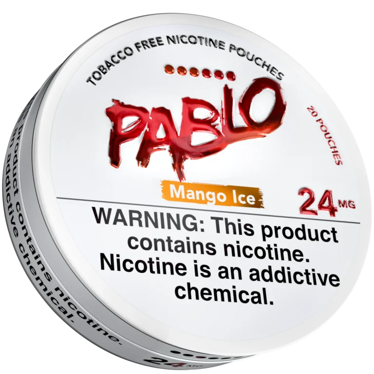 Pablo Mango Ice 24mg nicotine pouches tin