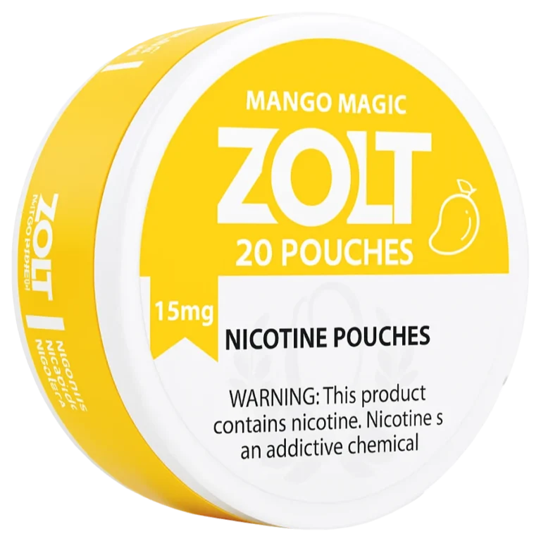 Zolt Mango Magic 15mg nicotine pouches tin