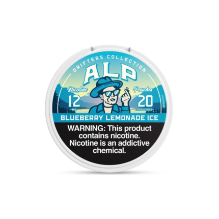 ALP Pouches Blueberry Lemonade Ice 12mg nicotine pouches tin – Drifters Collection