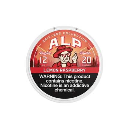 ALP Pouches Lemon Raspberry 12mg nicotine pouches tin – Drifters Collection