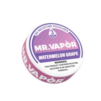 Mr. Vapor Watermelon Grape 6mg nicotine pouches tin