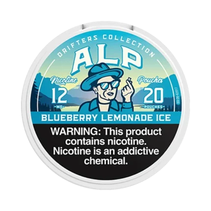 ALP Pouches Blueberry Lemonade Ice 12mg nicotine pouches tin