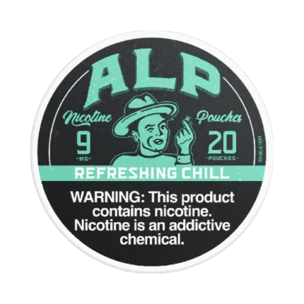 ALP Pouches Refreshing Chill 9mg nicotine pouches tin