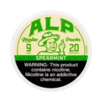 ALP Pouches Spearmint 9mg nicotine pouches tin