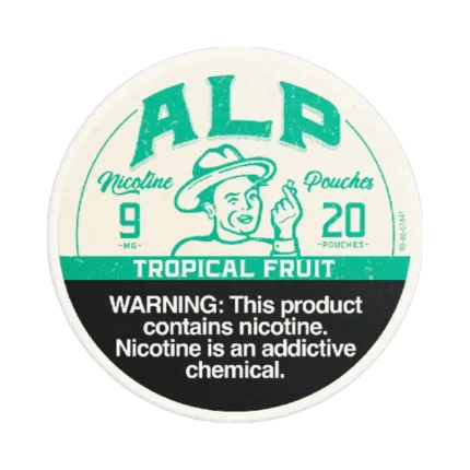 ALP Pouches Tropical Fruit 9mg nicotine pouches tin