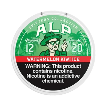 ALP Pouches Watermelon Kiwi Ice 12mg nicotine pouches tin