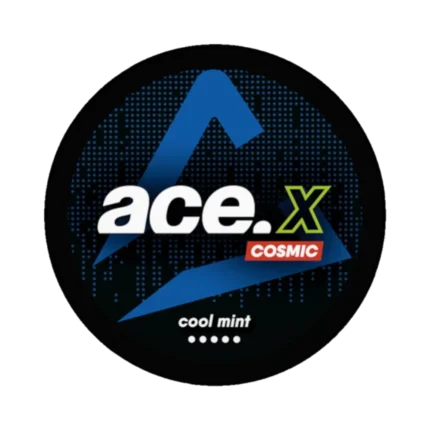 Ace X Pouches Cosmic Cool Mint 11.5mg nicotine pouches tin