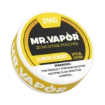 Mr. Vapor Lemon Ginger 6mg nicotine pouches tin