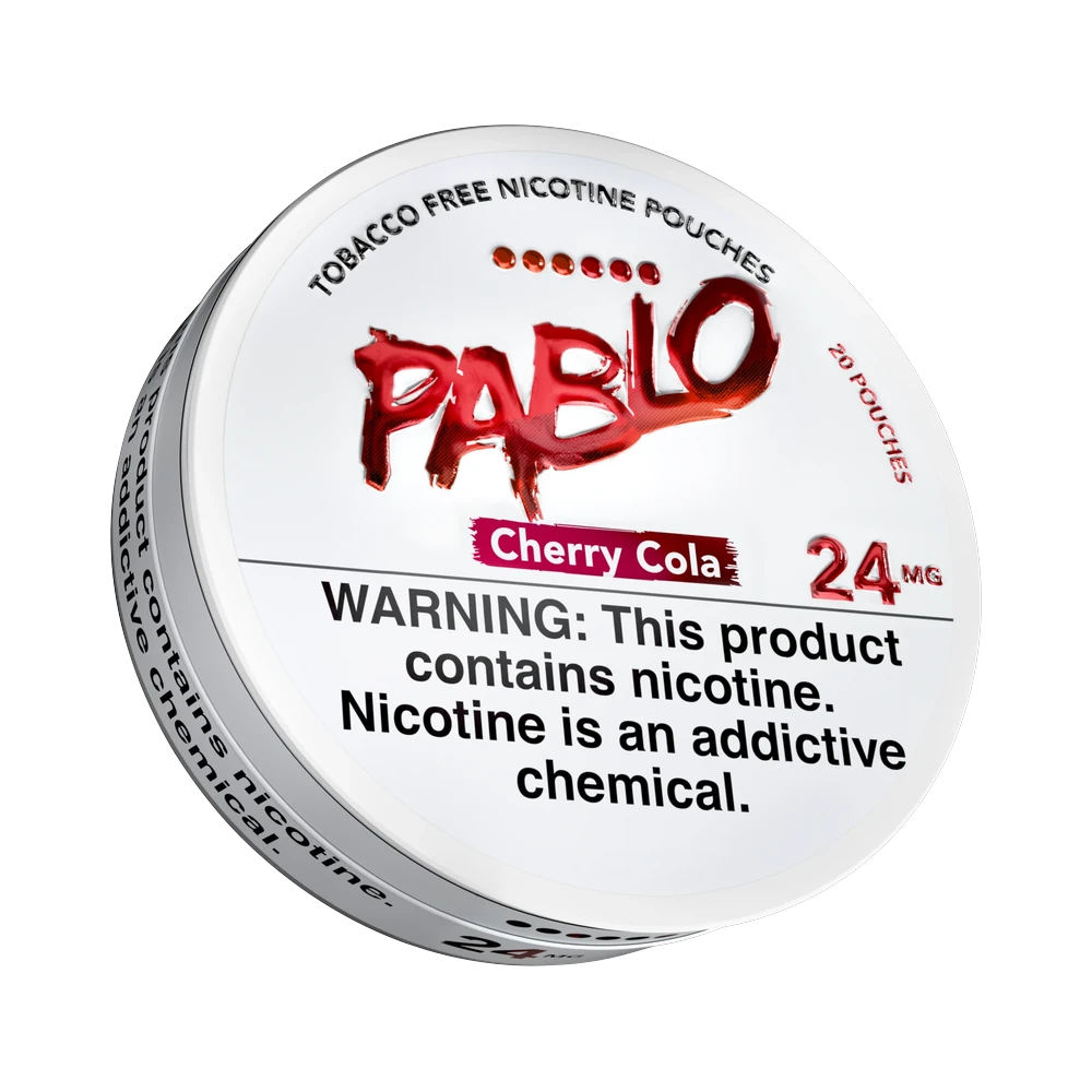 Pablo-Cherry-Cola-24mg-tx PABLO Pouches Cherry Cola 24mg nicotine pouches tin