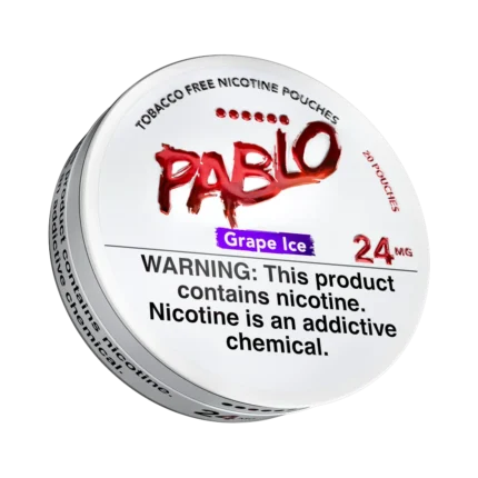 PABLO Pouches Grape Ice 24mg nicotine pouches tin