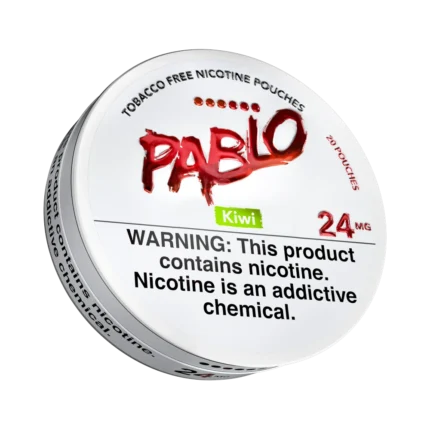 PABLO Pouches Kiwi 24mg nicotine pouches tin