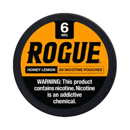 Honey Lemon Rogue 6mg nicotine pouches tin