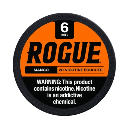 Mango 6mg Rogue nicotine pouches tin
