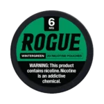 Wintergreen Rogue 6mg nicotine pouches tin