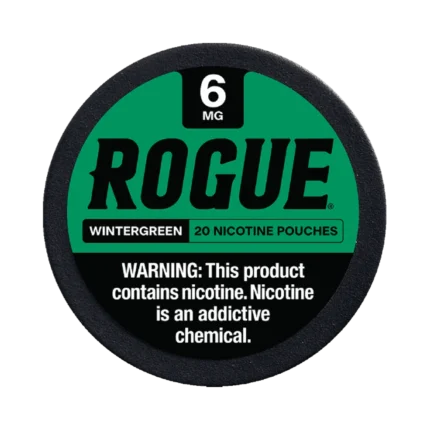 Wintergreen Rogue 6mg nicotine pouches tin