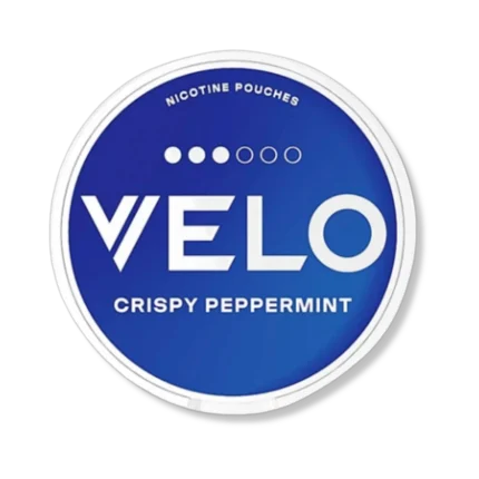 Crispy Peppermint 14mg Velo nicotine pouches tin