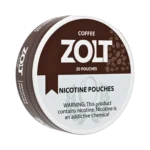 Coffee Zolt 15mg nicotine pouches tin