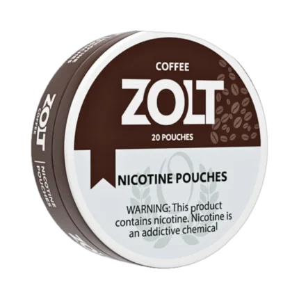 Coffee Zolt 15mg nicotine pouches tin