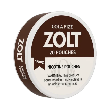 Cola Fizz Zolt 15mg nicotine pouches tin