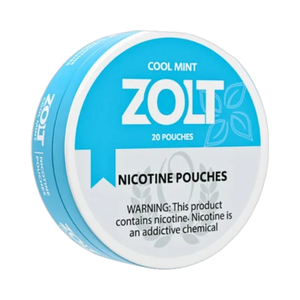 Cool Mint Zolt 15mg nicotine pouches tin
