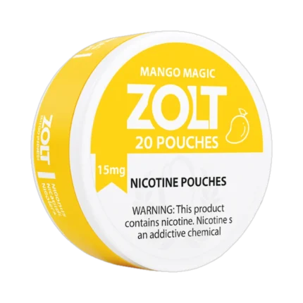 Mango Magic Zolt 15mg nicotine pouches tin