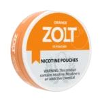 Orange Zolt 15mg nicotine pouches tin