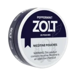 Peppermint Zolt 15mg nicotine pouches tin