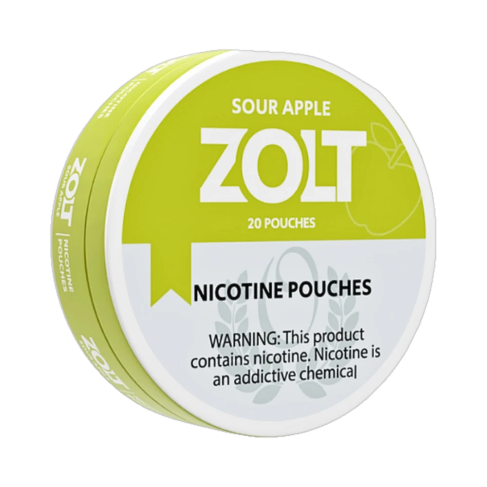 Zolt-Sour-Apple-15mg-tx Sour Apple Zolt 15mg nicotine pouches tin