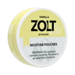 Vanilla Zolt 15mg nicotine pouches tin