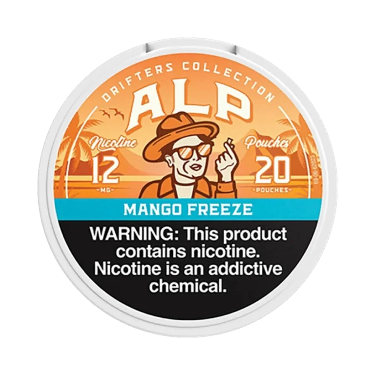 ALP Drifters Mango Freeze 12mg nicotine pouches tin – 20 pouches
