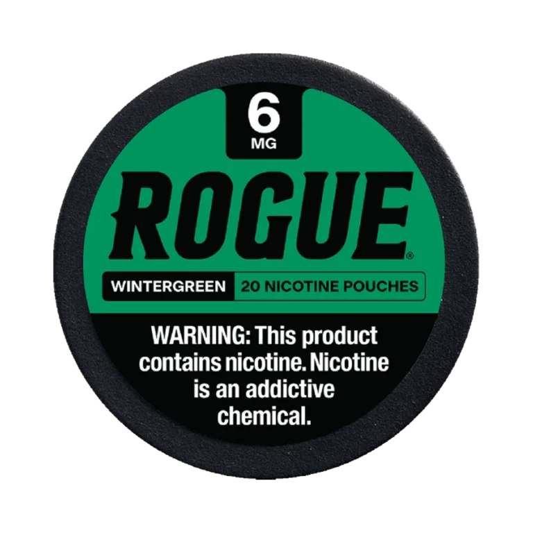 Wintergreen Rogue 6mg nicotine pouches